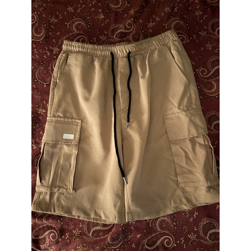 SHEIN Size Medium Elastic Waist Cargo Shorts 28x8